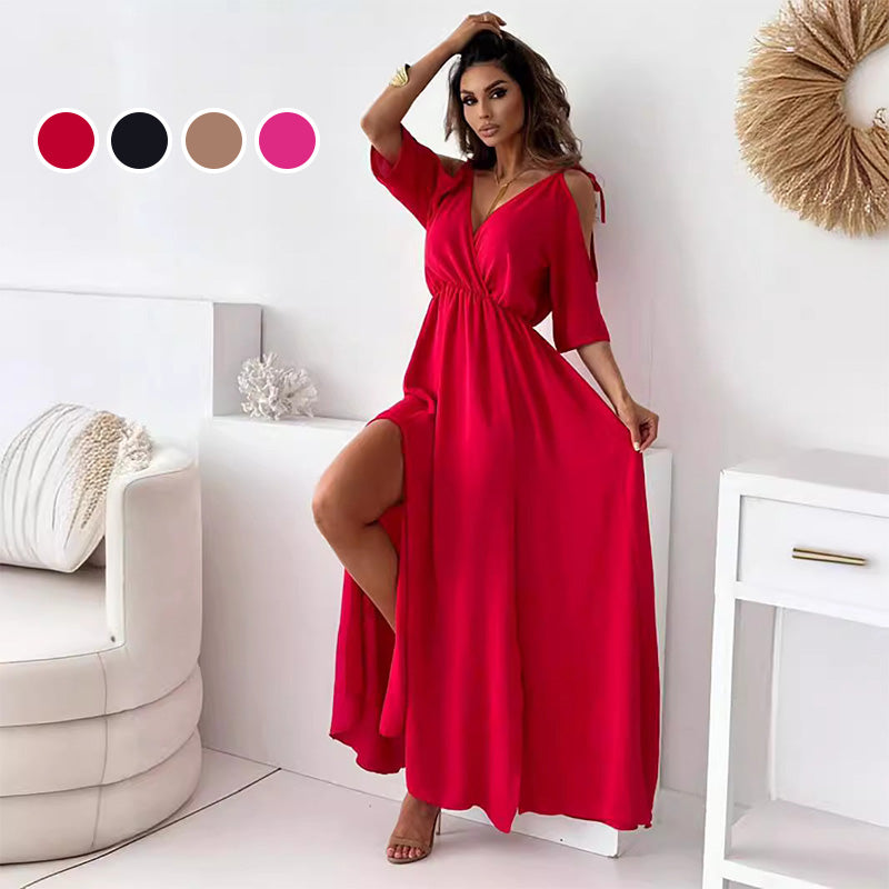Sienna | Elegant kjole med splitt på siden